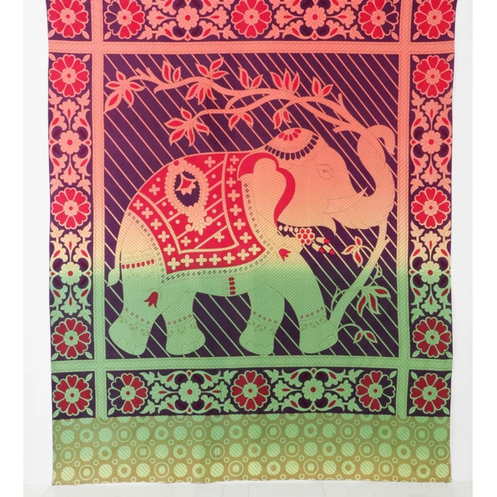 Urban Outfitters Tapestry - Magical Thinking Rainbow Elephant